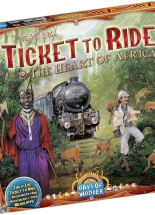 Ticket to Ride: The Heart of Africa Board Game Expansion