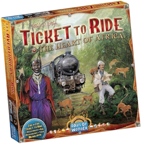 Ticket to Ride: The Heart of Africa Board Game Expansion