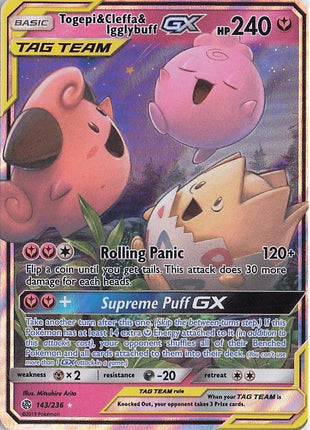 Togepi & Cleffa & Igglybuff GX 143/236
