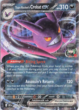 Team Rocket’s Crobat ex 122/182