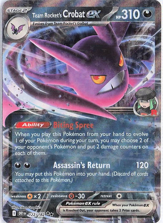 Team Rocket’s Crobat ex 122/182
