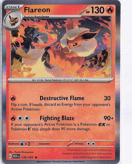 Flareon 136/165 (H)