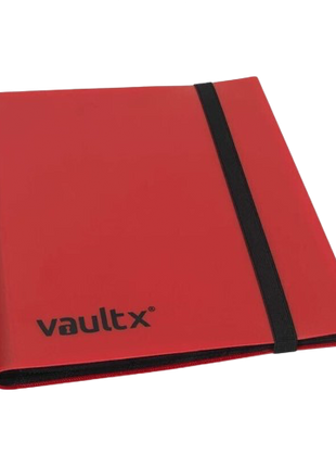 Vault X - Red 9 Pocket Strap Binder