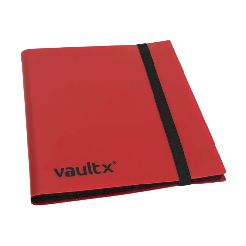 Vault X - Red 9 Pocket Strap Binder