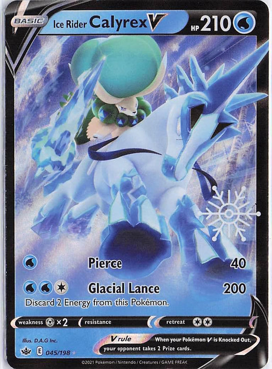 Ice Rider Calyrex V 045/198