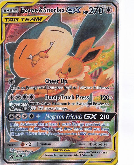Eevee & Snorlax GX SM169