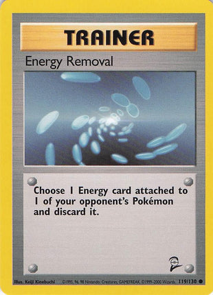 Energy Removal 119/130