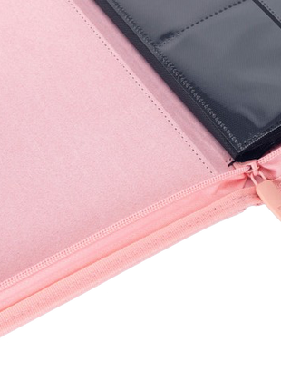 Vault X - Pink 12 Pocket Zip Binder