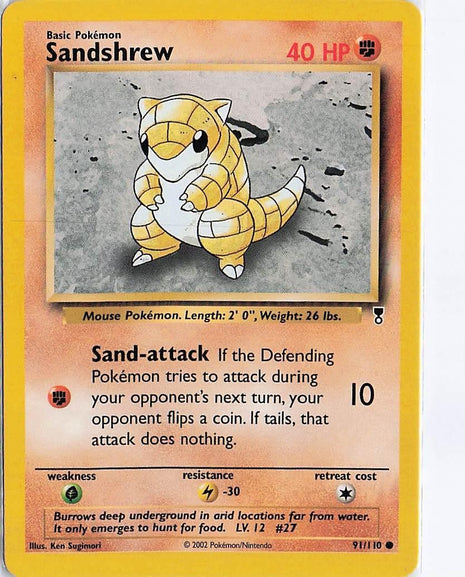 Sandshrew 91/110