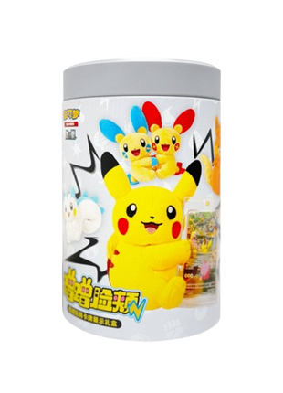 Pokemon - Chinese Nuzzle Cheeks Mystery Plush & Card Tin