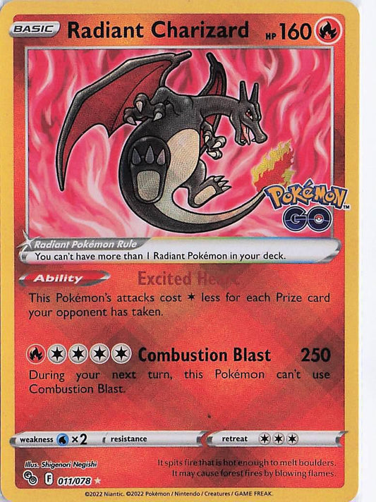 Radiant Charizard 011/078