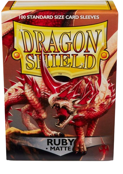 Dragon Shield - Matte Ruby Sleeves (100)