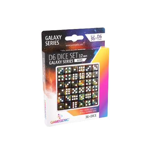 Gamegenic - Galaxy Series: Mars D6 Dice Set (Set of 36)