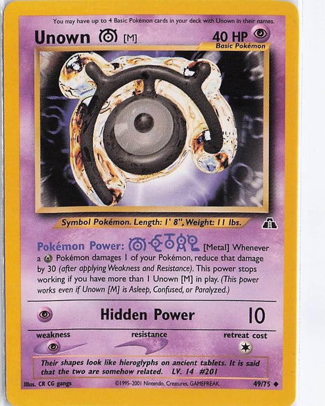 Unown M 49/75