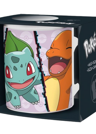 Pokemon - Charmander, Bulbasaur, Squirtle And Pikachu Mug