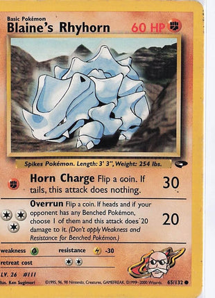 Blaine’s Rhyhorn 65/132