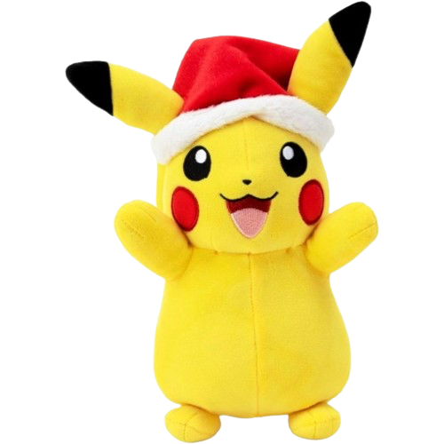 Pokemon - Pikachu With Santa Hat Plush