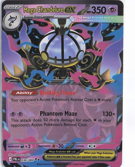 Mega Chandelure ex 038/084