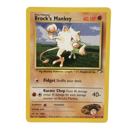 Brock’s Mankey 68/132