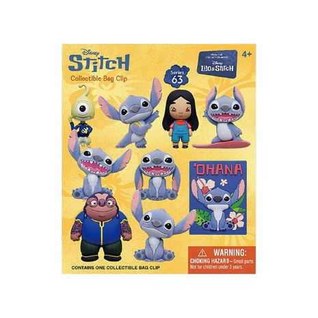 Lilo & Stitch - Series 63: 3D Character Bag Clip Blind Bag