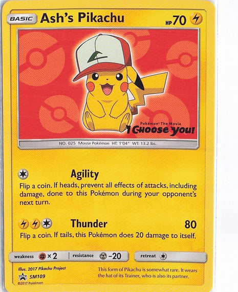 Ash's Pikachu SM109