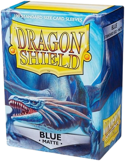 Dragon Shield - Matte Blue Sleeves (100)