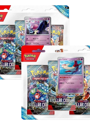Pokemon - Stellar Crown 3 Pack Blister