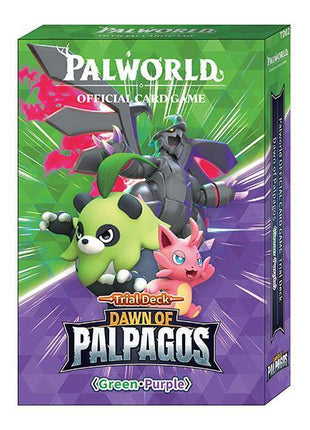 Palworld OFFICIAL CARD GAME - Dawn of Palpagos Green/Purple Trial Deck