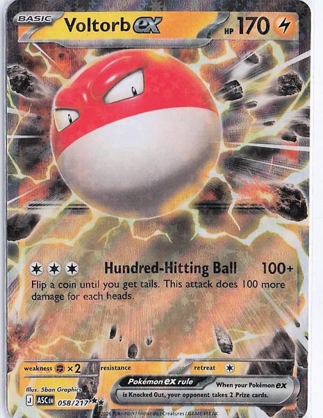 Voltorb ex 058/217
