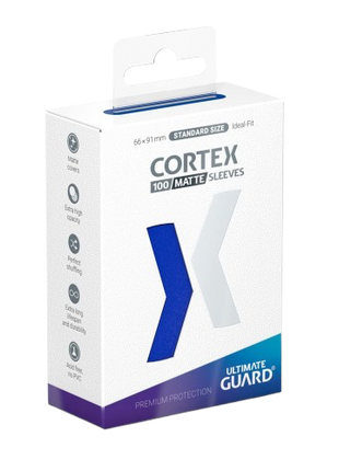Ultimate Guard - Blue Matte Cortex Sleeves Standard Size (100)