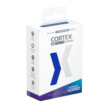 Ultimate Guard - Blue Matte Cortex Sleeves Standard Size (100)
