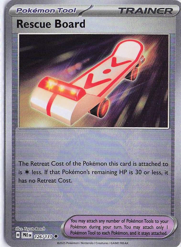 Rescue Board 126/131 (Pokeball Holo)