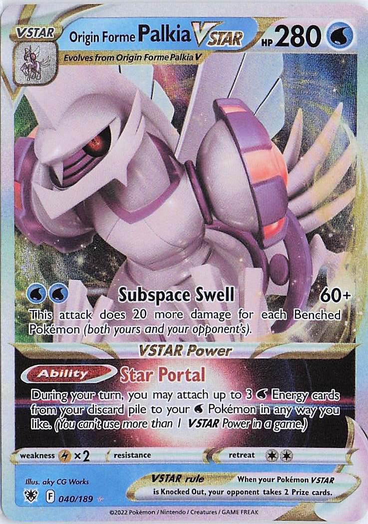 Origin Forme Palkia VSTAR 040/189
