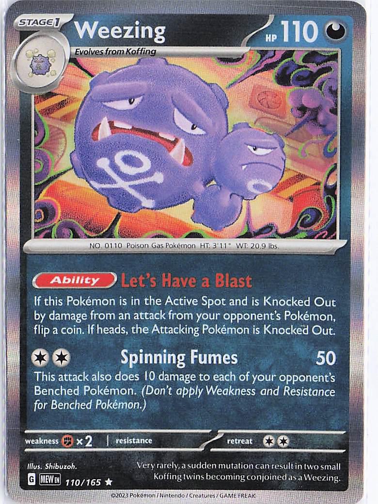 Weezing 110/165 (H)