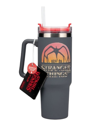 Stranger Things - 900ml Insulated Cup and Straw