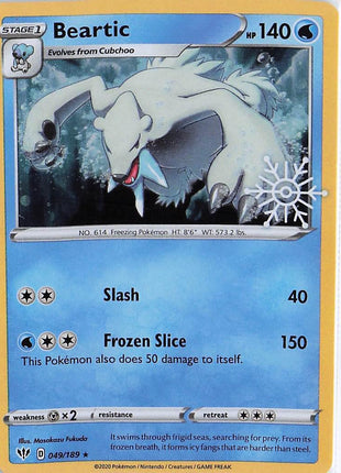 Beartic 049/189 (H)(Snowflake)