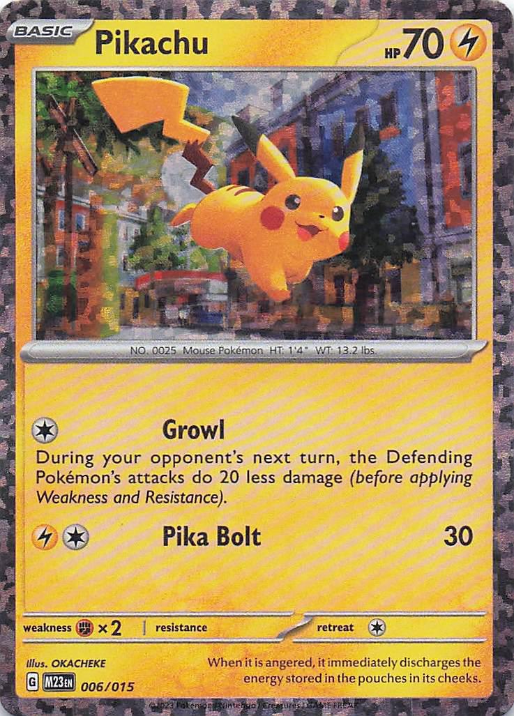 Pikachu 006/015