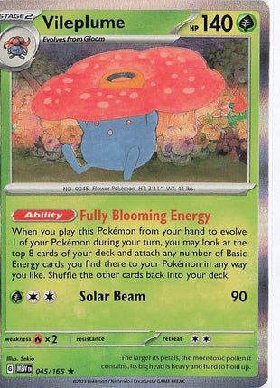Vileplume 045/165 (H)