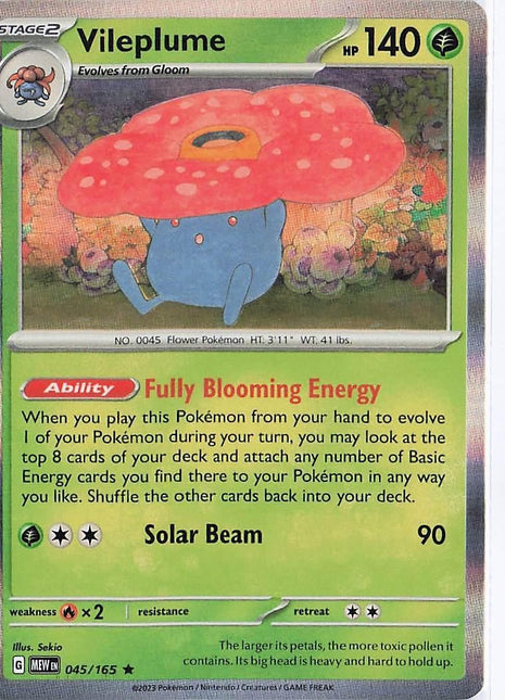 Vileplume 045/165 (H)