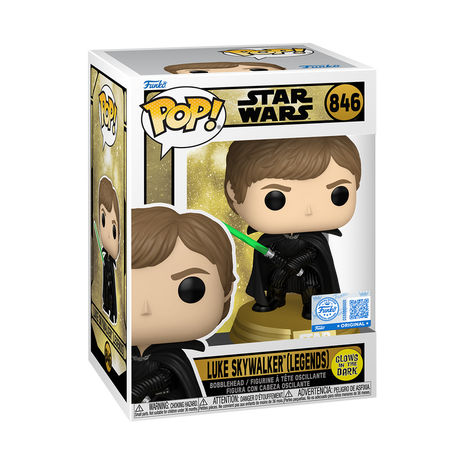 Star Wars - Luke Skywalker (Legends) (Glow) #846 Funko Pop!