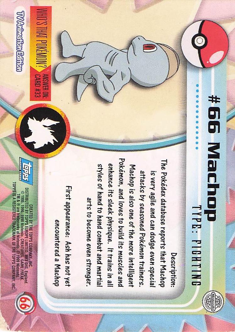 Topps - #66 Machop