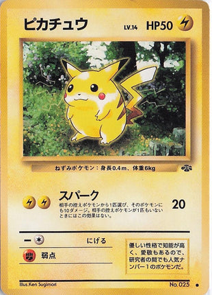 Pikachu LV.14 No.025