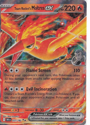 Team Rocket's Moltres ex 031/182