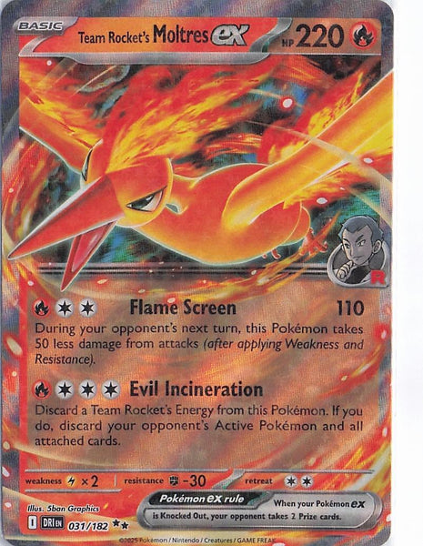 Team Rocket's Moltres ex 031/182