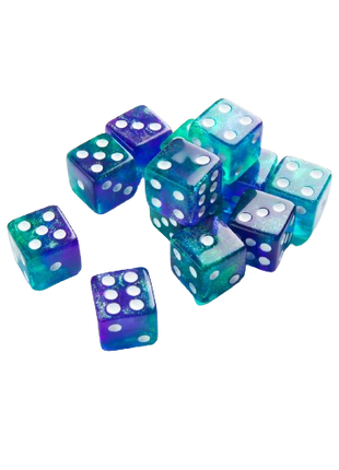 Gamegenic - Galaxy Series: Neptune D6 Dice Set