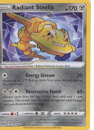 Radiant Steelix 124/196