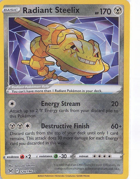 Radiant Steelix 124/196