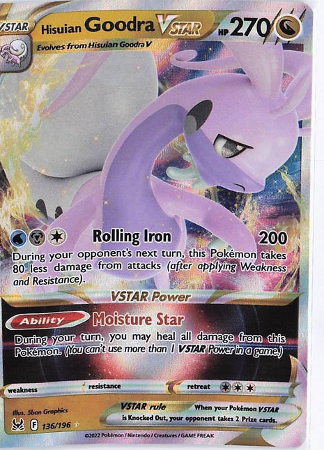 Hisuian Goodra VSTAR 136/196
