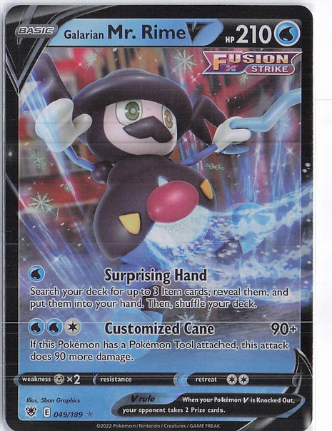 Galarian Mr. RIme V 049/189