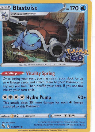Blastoise 017/078 (H)